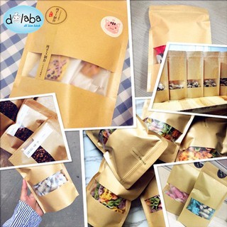 Túi zip màu bìa đựng bánh