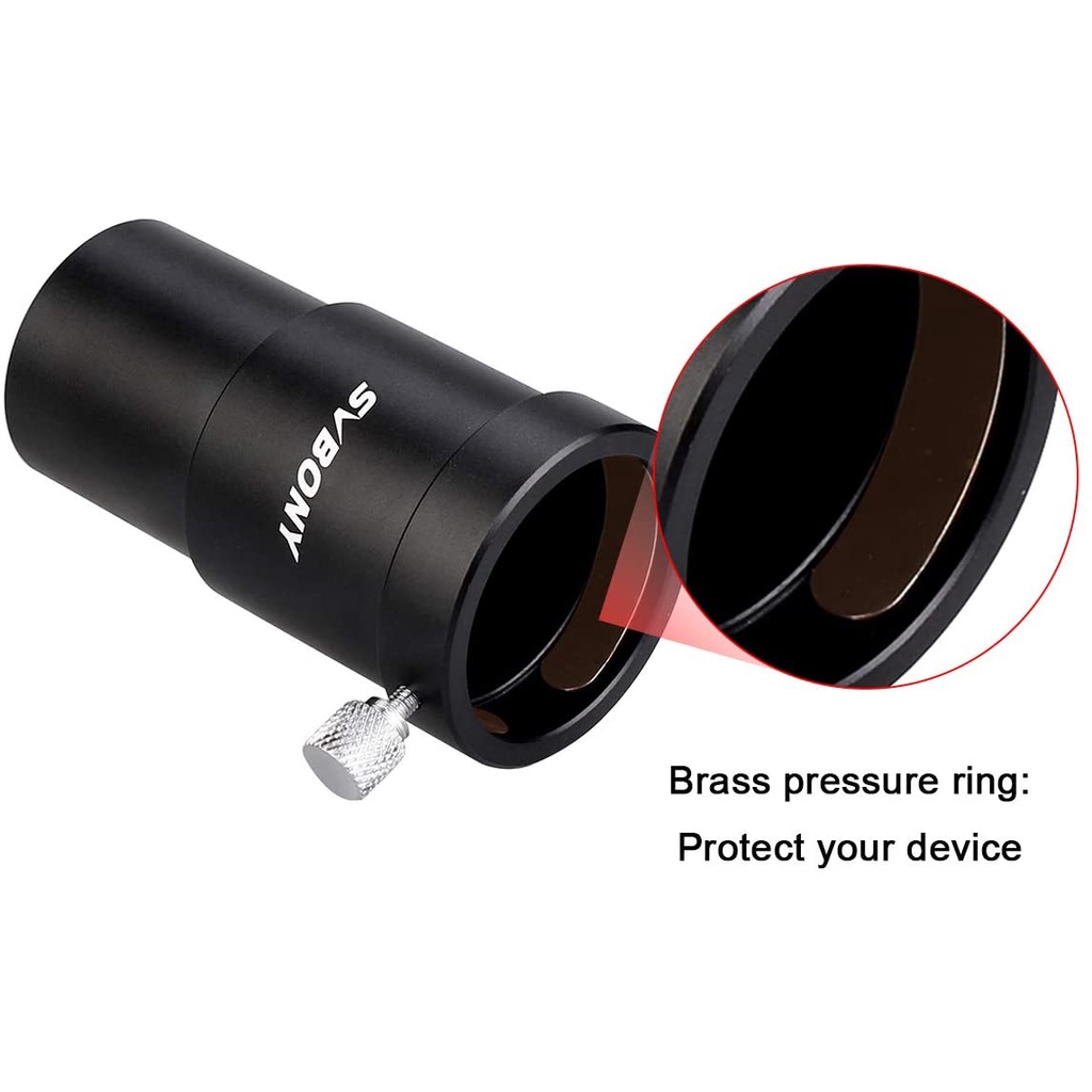 Ống mở rộng kính thiên văn SVBONY SV157 chuyển đổi thị kính chấp nhận bộ lọc tiêu chuẩn 1,25 inch (56mm/70mm)
