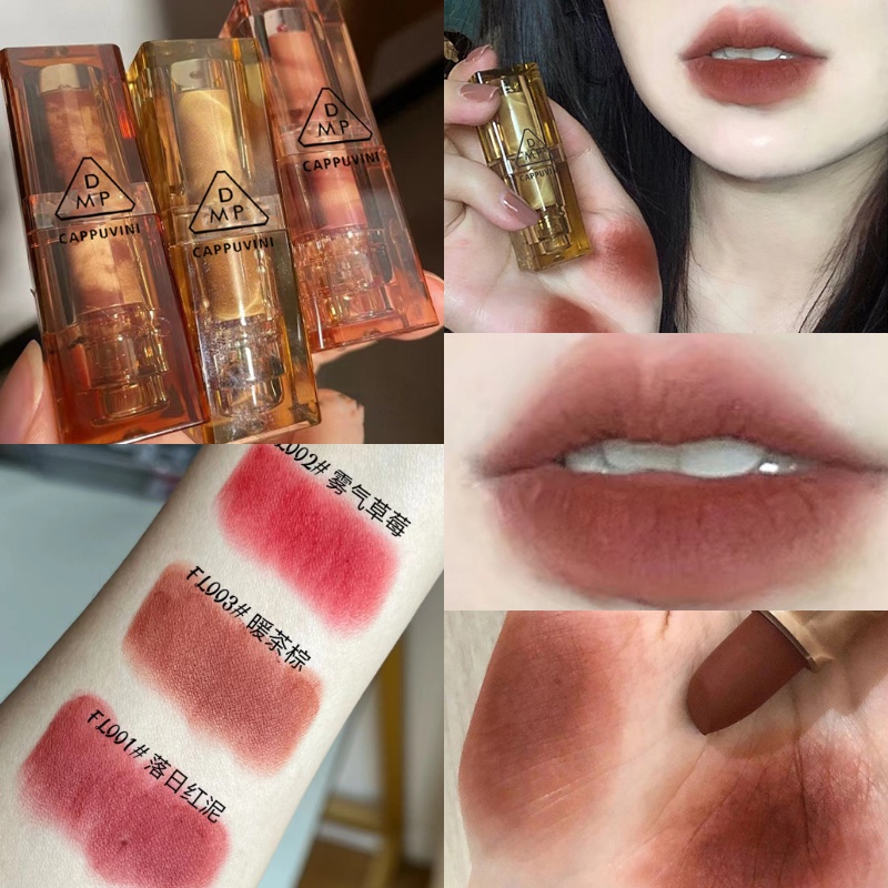 Son Môi Cappuvini Màu Nâu Trắng Trong Suốt Kết Cấu Mịn Như Nhung 2022