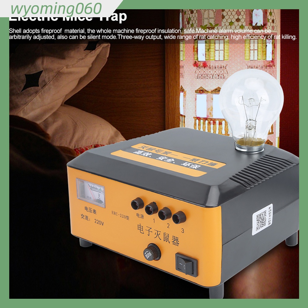 Điện tử áp cao Chuột Giết người gặm nhấm Tỷ lệ bắt chuột cao tới 98%【wyoming060】