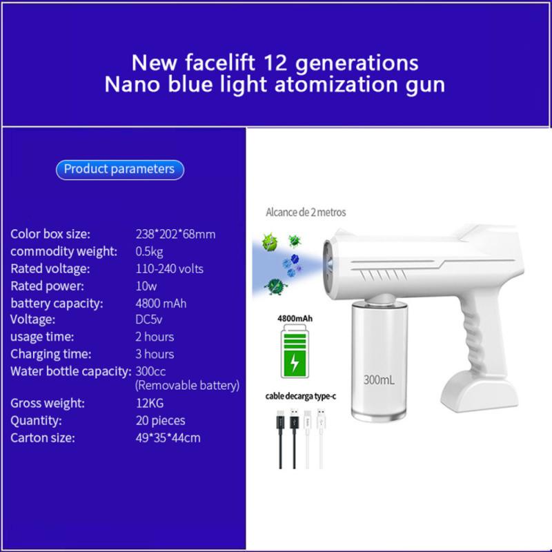 Máy phun sương nano khử trùng DJ9528 không dây kích thước cầm tay chất lượng cao