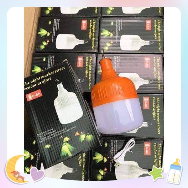 Bóng đèn tích điện 100w dùng được từ 6h đến 8h hàng nhập khẩu, bóng tích điện thông minh