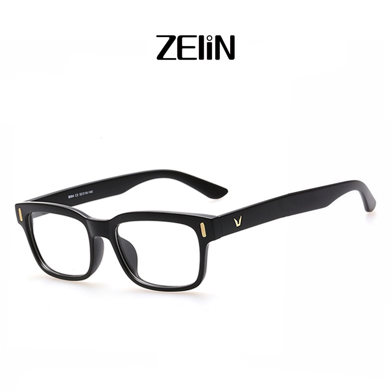 Mắt kính Zelin 8084 gọng vuông phong cách thời trang Hàn Quốc cho nam nữ