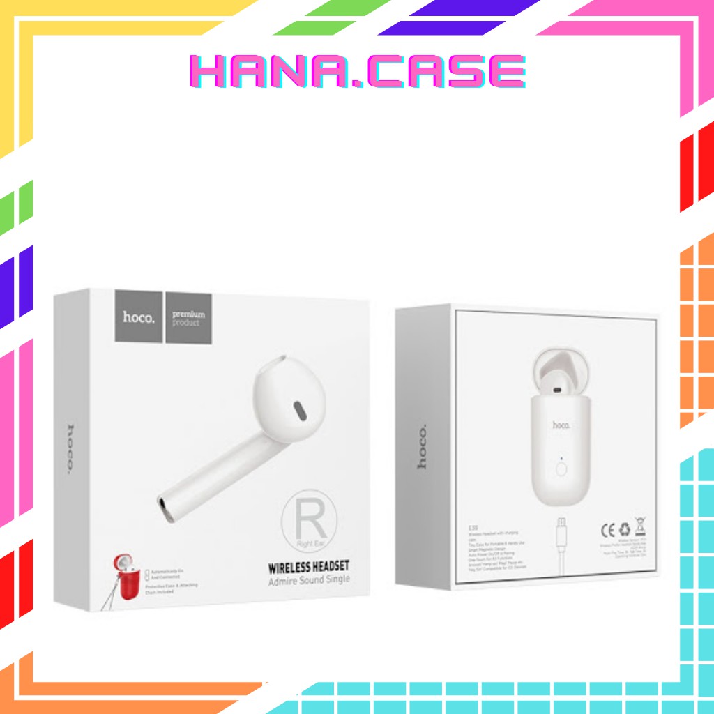 [Mã 2404EL10K giảm 10K đơn 20K] (SIÊU PHẨM CHÍNH HÃNG 100 %)Tai Nghe Bluetooth HoCo E39 V5.0 Cảm Biến Vân Tay