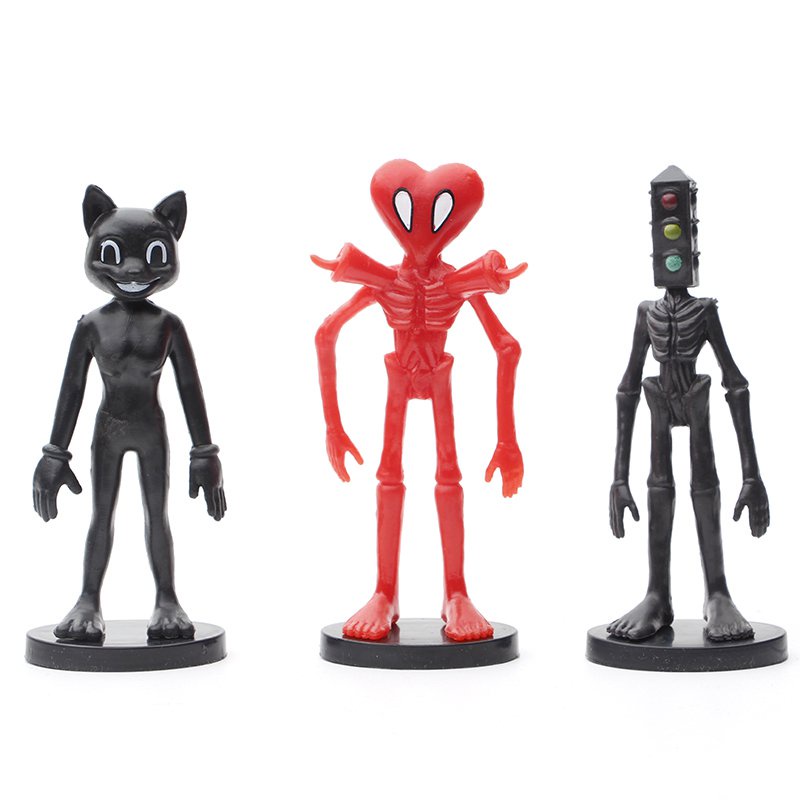 Set 6 mô hình nhân vật hoạt hình Scp 6789 kích thước 10cm