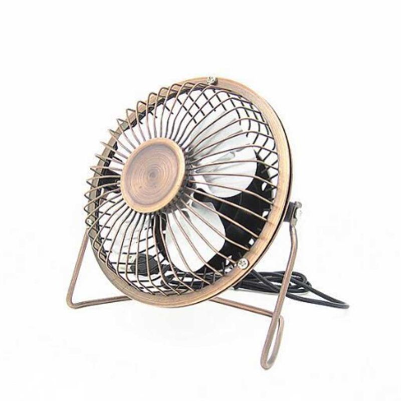 Quạt USB Mini Để Bàn Bằng Kim Loại Thiết Kế Dễ Thương