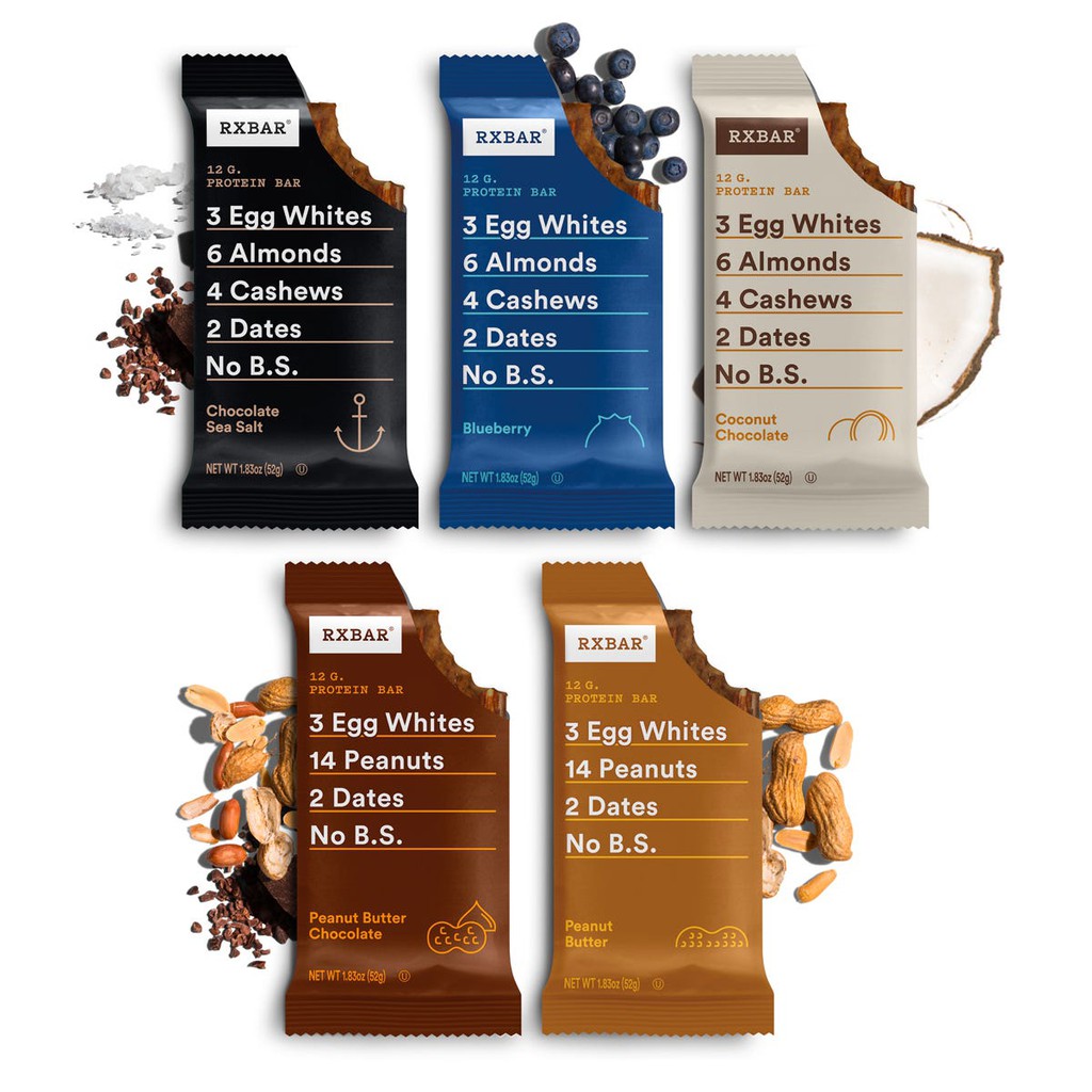 [USA] Thanh bánh Protein Bar RXBAR