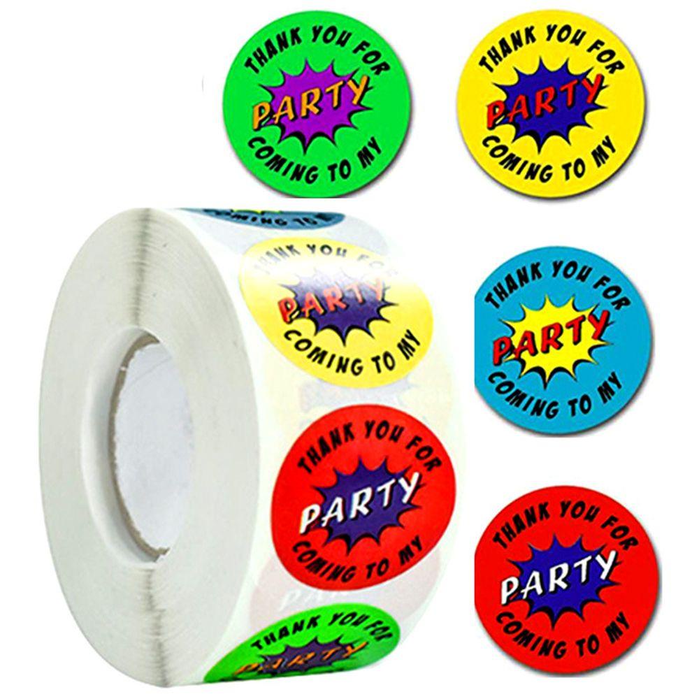 Nhãn Dán Trang Trí Sổ Tay / Nhật Ký In Chữ Thank You Độc Đáo