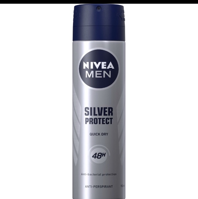 Xịt ngăn mùi Nivea Men phân tử bạc ngăn khuẩn gây mùi vượt trội 150ml