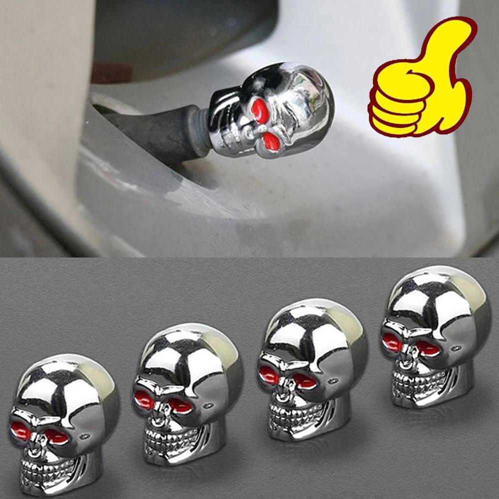 Vỏ Bọc Van Xe Hơi Lõi Đồng Hình Đầu Lâu Chống Gỉ Thông Dụng