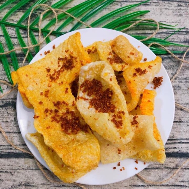 BÌ HEO CHIÊN GIÒN CHÁY TỎI/LẮC PHO MAI ĂN VẶT KETO-DAS