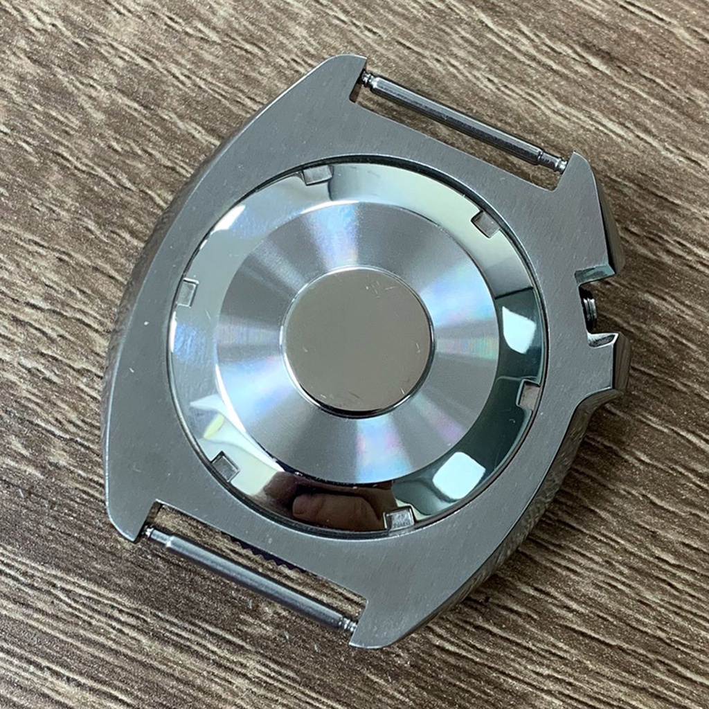 Set vỏ mặt đồng hồ máy cơ vòng bên trong màu đen 41mm thép bề mặt thủy tinh ngọc lam dành cho NH35/ NH36