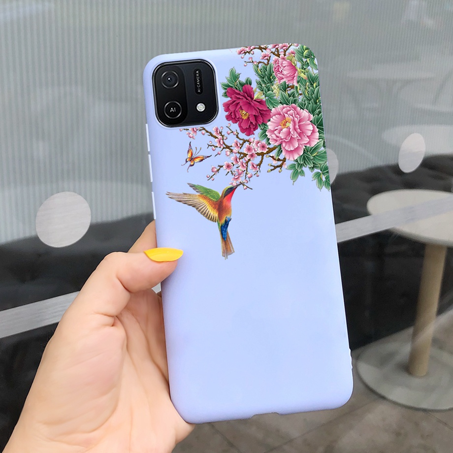 Ốp Điện Thoại Silicon Mềm Bo Viền Họa Tiết Phi Hành Gia Cho OPPO A16K CPH2349 A16 OPPO A16S A16 K S