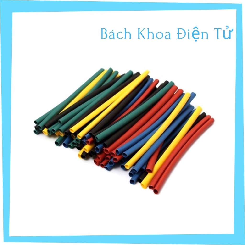 Combo 9 loại gen co nhiệt,ống co nhiệt phi 1,2,3,4,5,6,7,8,10 nhiều màu, mỗi loại dài 1 mét
