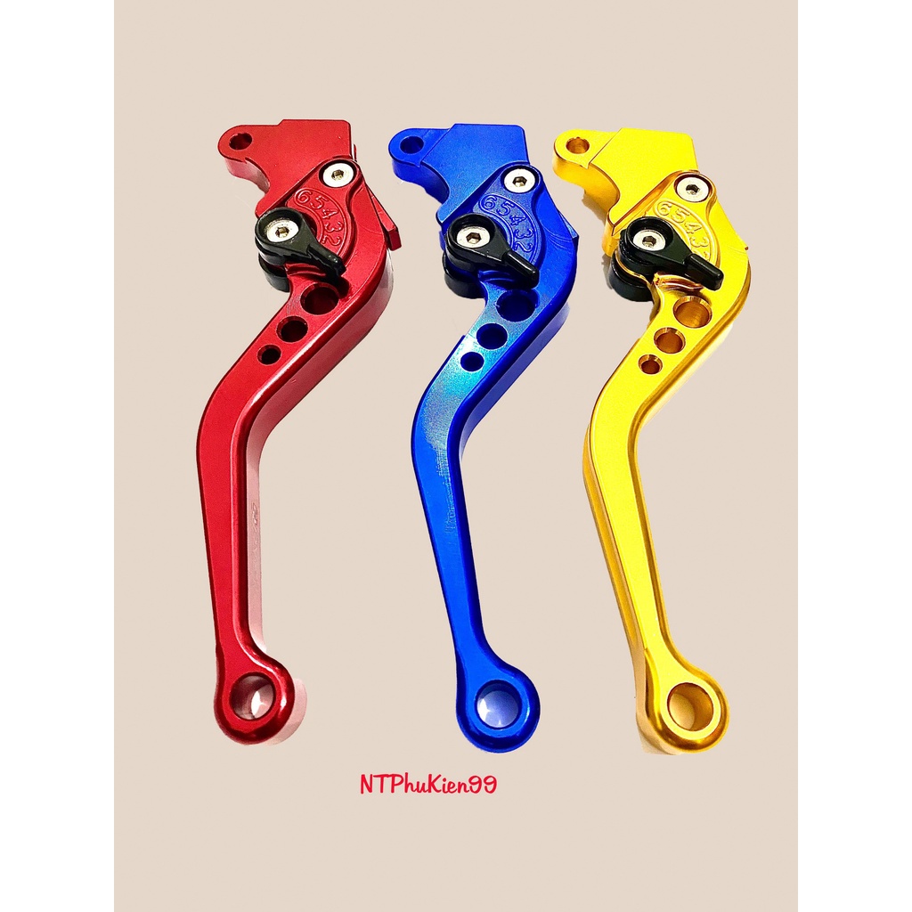 Tay phanh cơ 6 số Nhôm gắn Dream,Wave 50cc- 100