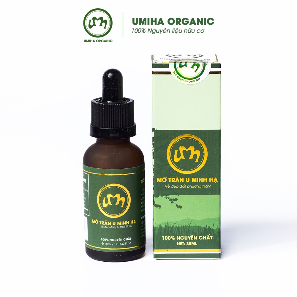 Mỡ trăn nguyên chất U Minh Hạ (10/30ml) UMIHA ORGANIC ngừa mụn, lành vết bỏng, sẹo, triệt lông vĩnh viễn và mờ thâm