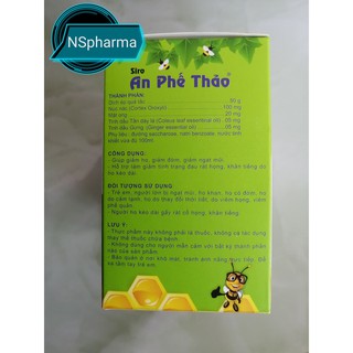 Siro ho An Phế Thảo dạng gói