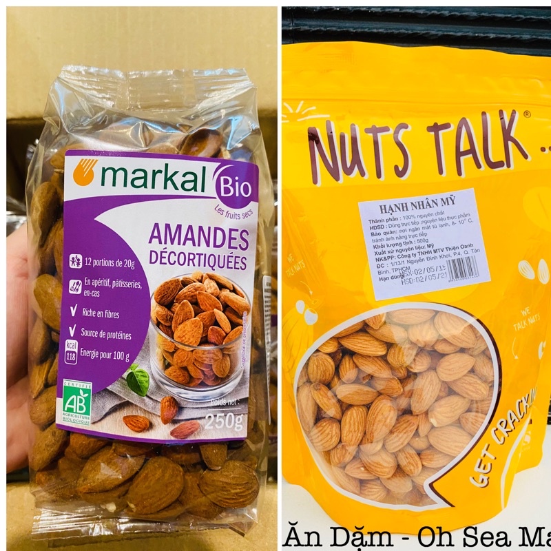 Hạnh Nhân Nguyên Chất MARKAL / Nuts Talk