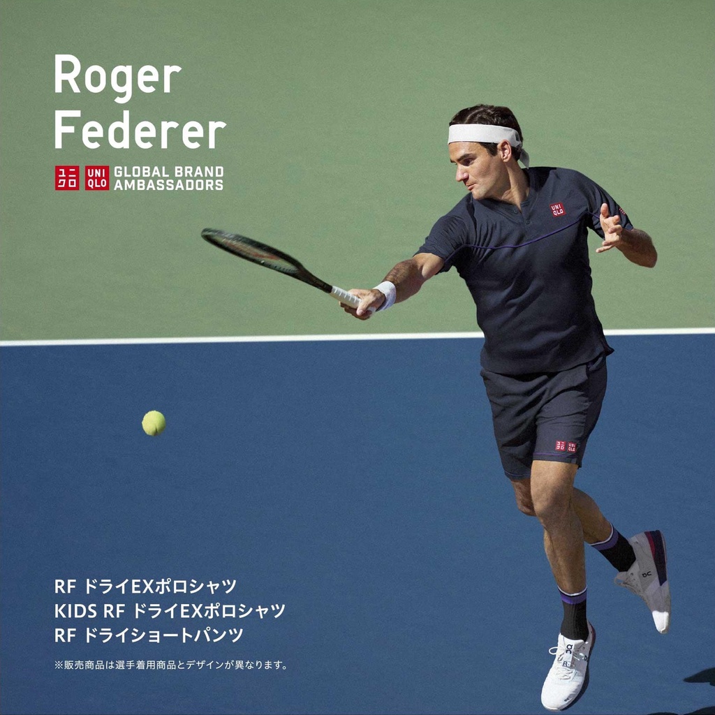 [Auth Uniqlo] Mũ Tennis Uniqlo Roger Federer RF US21