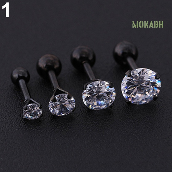 Bông Tai Đính Đá Thời Trang Dành Cho Nam Và Nữ