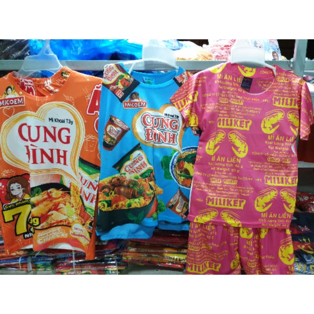 Đồ bộ mì gói con nít (3 bộ 100k)