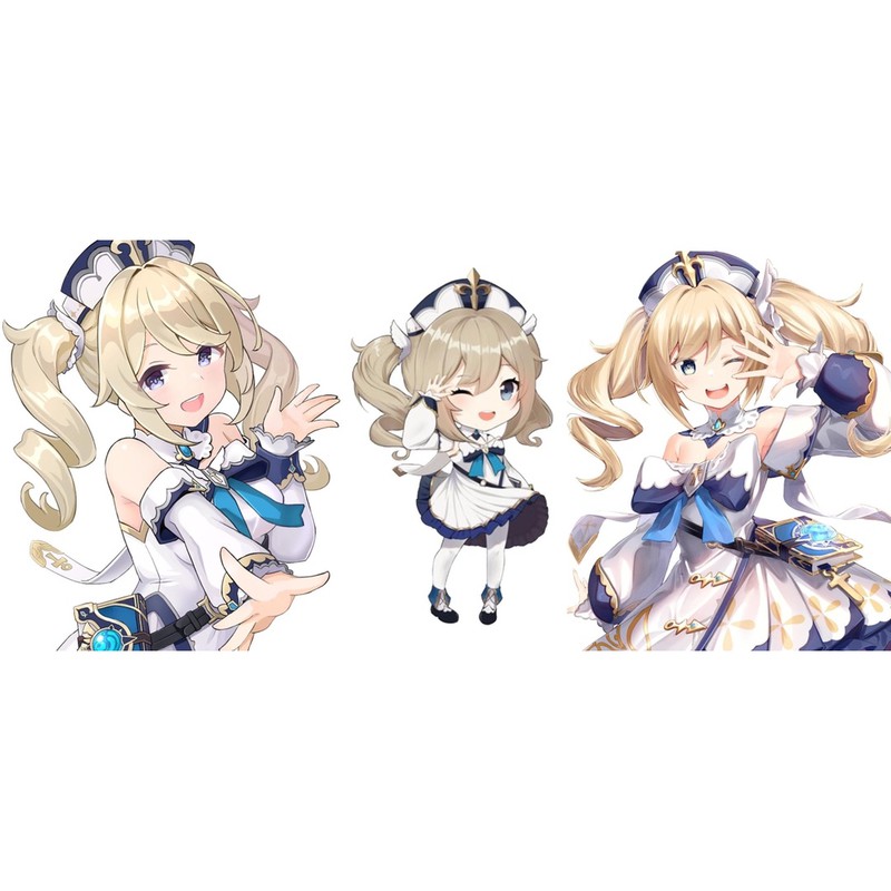 cốc barbara genshin impact/ cốc in hình genshin impact barbara