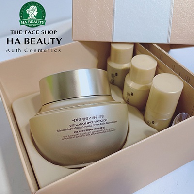 Kem dưỡng ẩm trắng da chống lão hóa The Face Shop Yehwadam Hwansaenggo Rejuvanating Radiance Cream Special Set 50ml