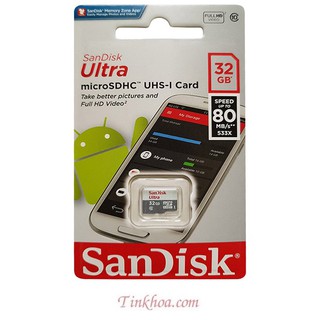 Thẻ nhớ micro sd 32gb sandisk