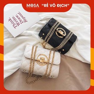 [CÓ ẢNH THẬT] Túi xách nữ đeo chéo vai màu đen, xanh, trắng, vàng