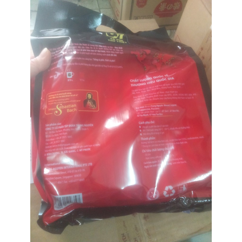 [Chuẩn Công ty] Cafe G7 bịch Hòa Tan 50 gói, Cà Phê 3 in 1 | BigBuy360 - bigbuy360.vn
