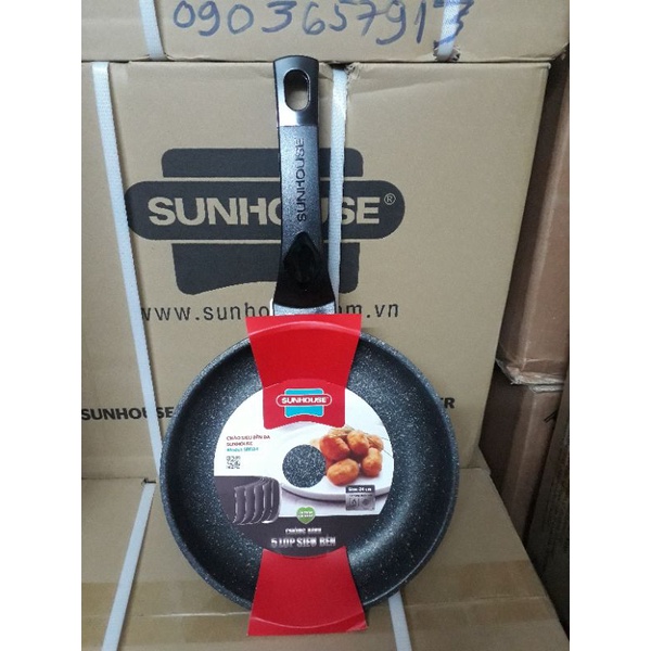 CHẢO ĐÁ SUNHOUSE SIÊU BỀN 18--30 Cm