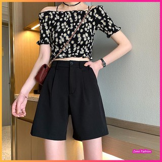 Quần Short Nữ, Quần Đùi Nữ Lưng Cao Ống Rộng Ulzzang