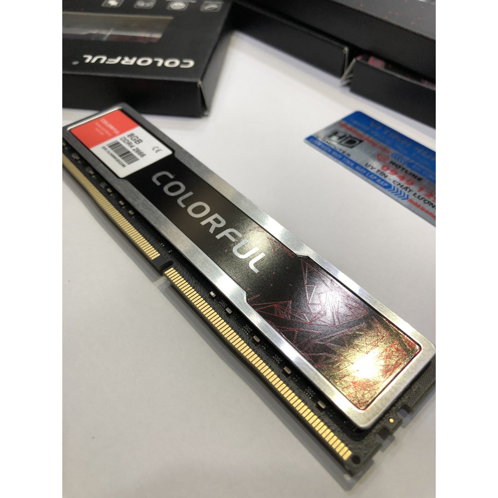 [Mã ELMS05 giảm 5% đơn 300k]Ram New máy tính để bàn PC, DDR4 8G Bus 2666 Colorful new BH 36Thg, PC4, tản nhiệt thép | BigBuy360 - bigbuy360.vn