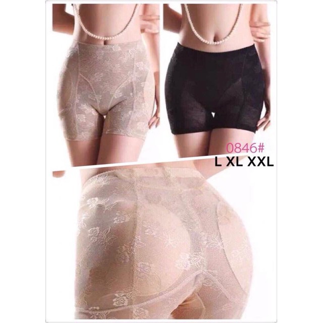 Quần đùi độn mông và hông LYMIA phối ren đa năng 2in1