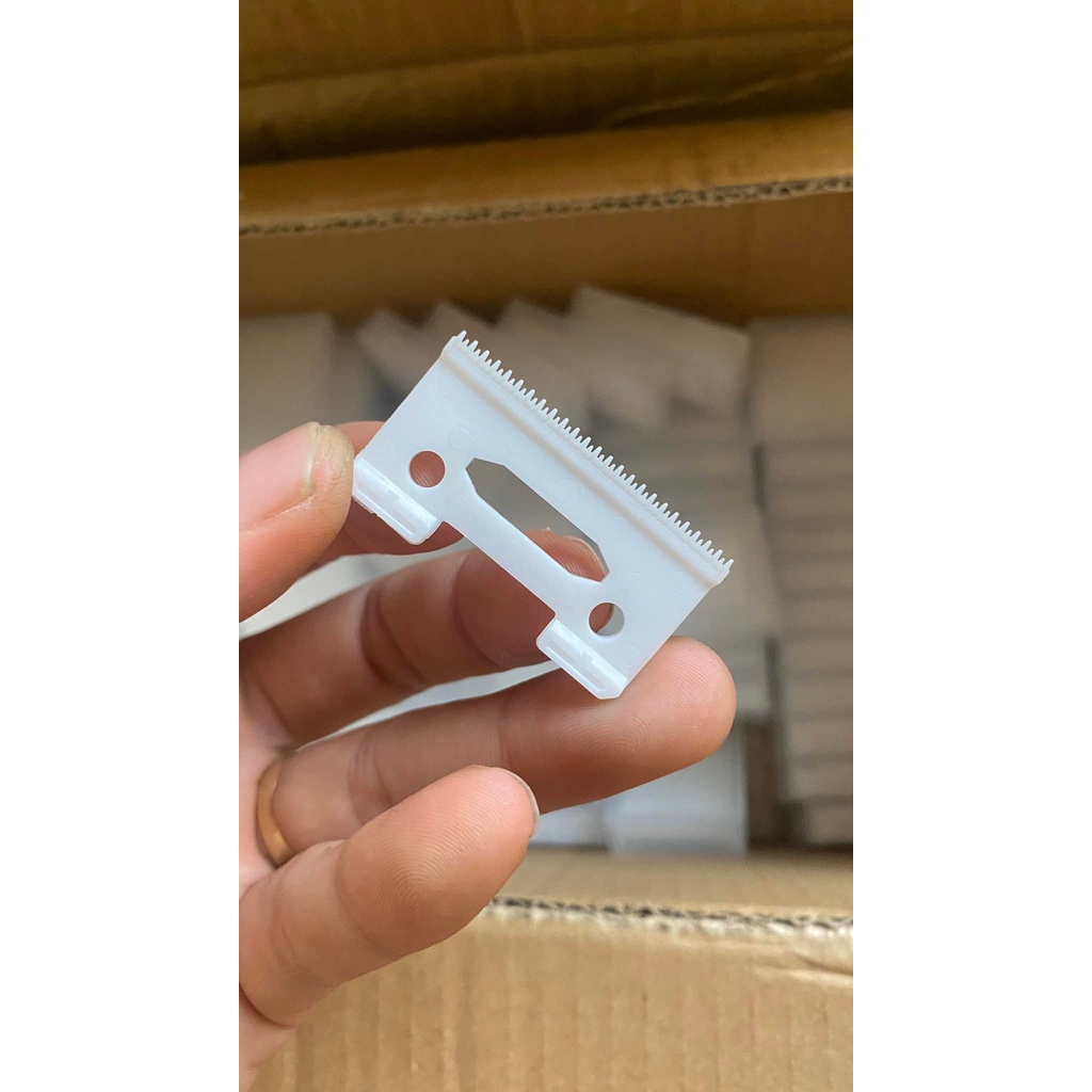 Lưỡi kép sứ, lưỡi tông đơ thay thế