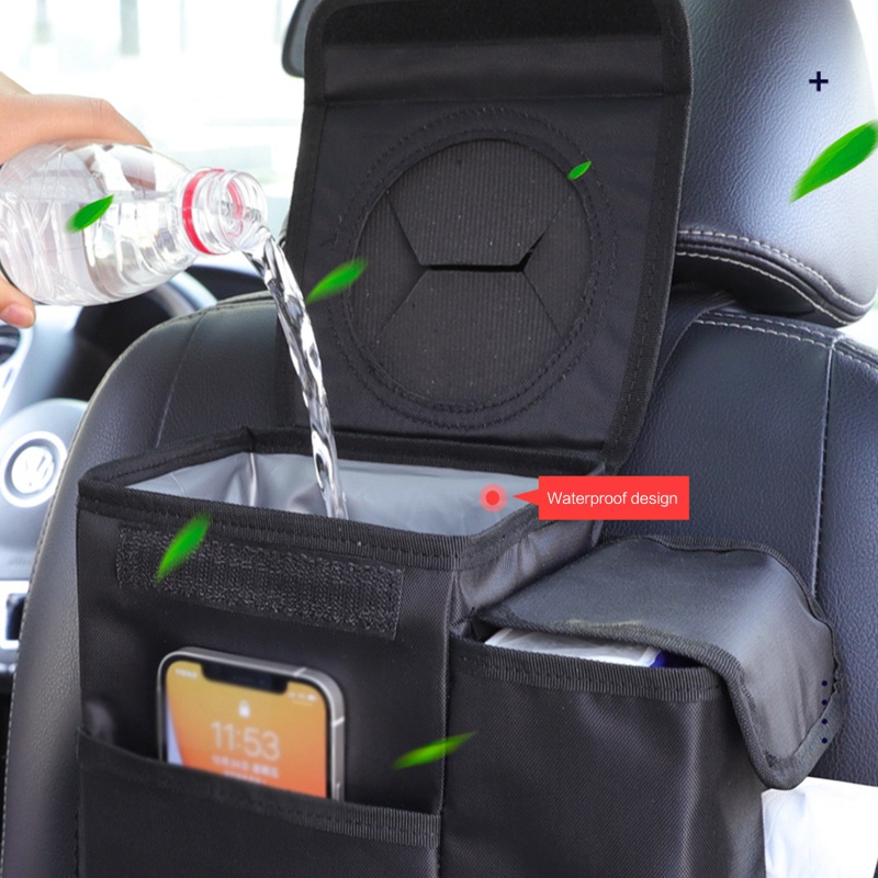 Thùng Đựng Rác Chống Thấm Nước Có Thể Gấp Gọn Tiện Dụng Cho Xe Hơi