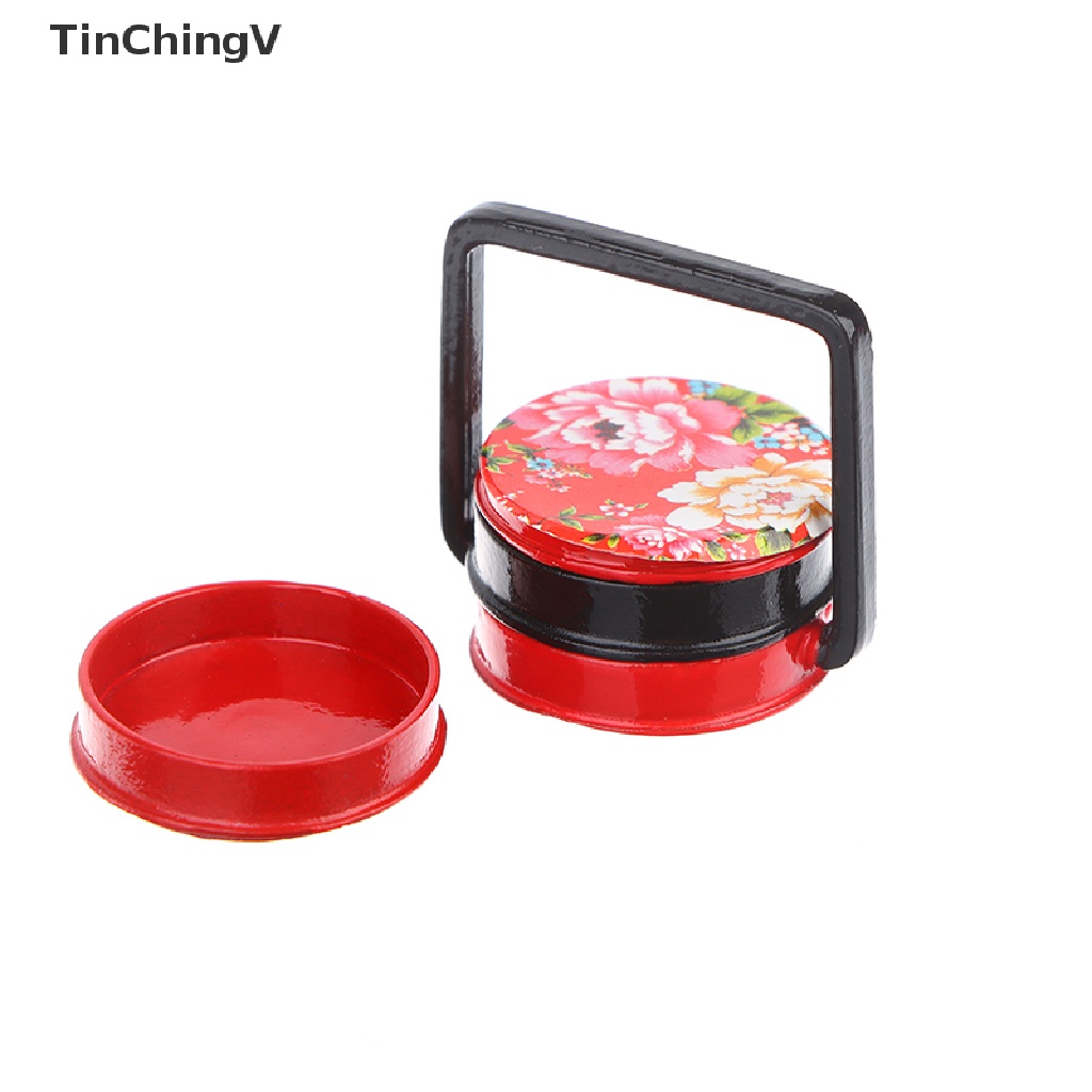 Giỏ Đựng Thức Ăn Mini Bằng Hợp Kim Tỉ Lệ 1: 12 Dùng Trang Trí Nhà Búp Bê