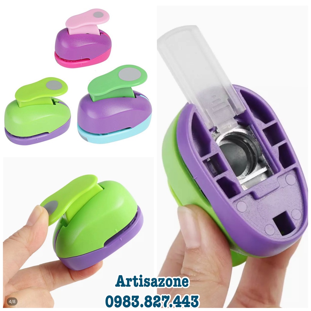 Bấm giấy hình tròn trang trí Kamei - Craft Punch  - 01 chiếc/mẫu