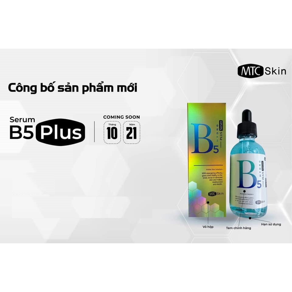 [MẪU MỚI] SERUM Hydro B5 Plus chính hãng MTC Skin hàng công ty