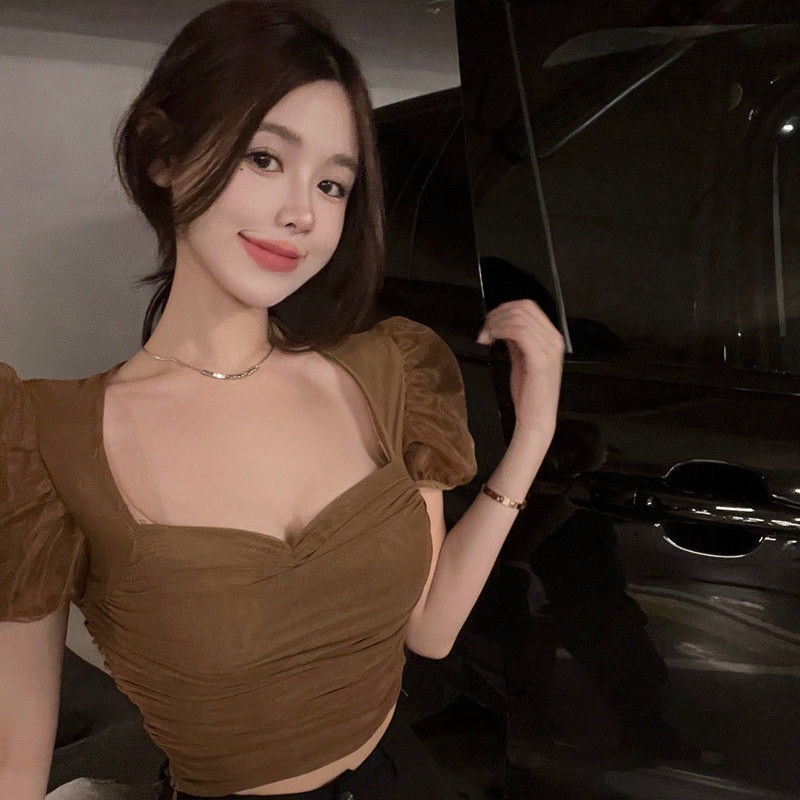 Áo Thun COZOK Lưới Tay Phồng Thời Trang Dành Cho Nữ