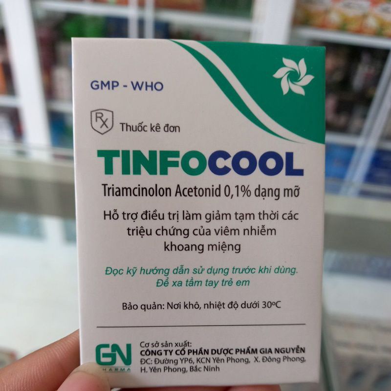 gel bôi nhiệt miệng tinfocool