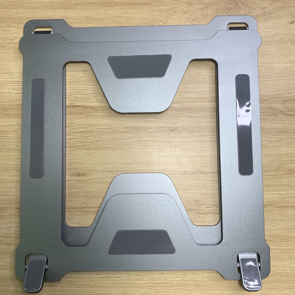 GIÁ ĐỠ LAPTOP MACBOOK P17 BẰNG NHÔM TÙY CHỈNH 2 KIỂU DÁNG, NÂNG HẠ ĐỘ CAO.