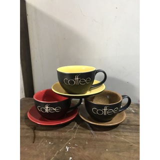 Bộ cafe capuchino gốm 150ml