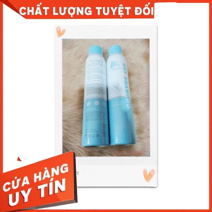 Dầu Gội Khô Dạng Xịt DRY 200ML Làm Sạch Tóc Không Bết Dính Gội Đầu Khô Không Cần Nước giúp suôn mượt bồng bềnh