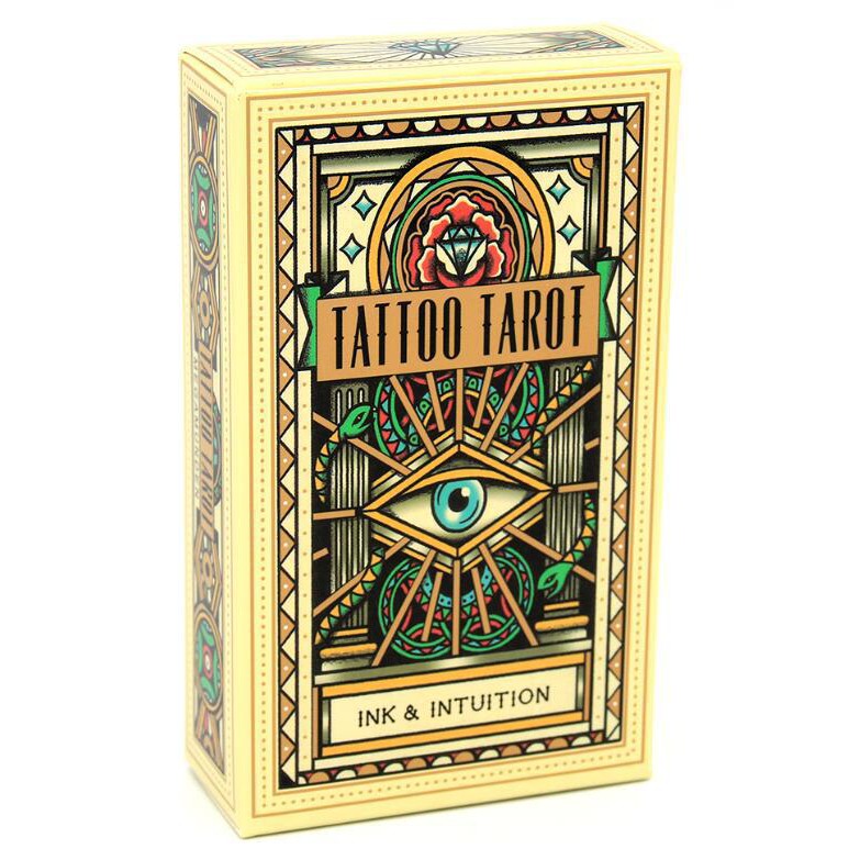 Bộ Tarot Tattoo Tarot Ink &amp; Intuition V8 Bài Bói New