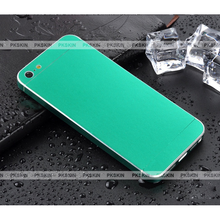 miếng dán skin iphone 5/5s/5se full lưng viền