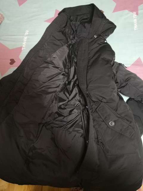 Áo phao dáng dài cho nam hàng QCCC loại mũ ko lông | BigBuy360 - bigbuy360.vn