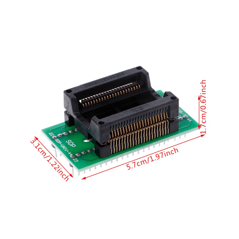 Mạch Lập Trình Thử Nghiệm zzz SOP44 Sang DIP44 / SOP44 / SOIC44 / SA638-B006 IC