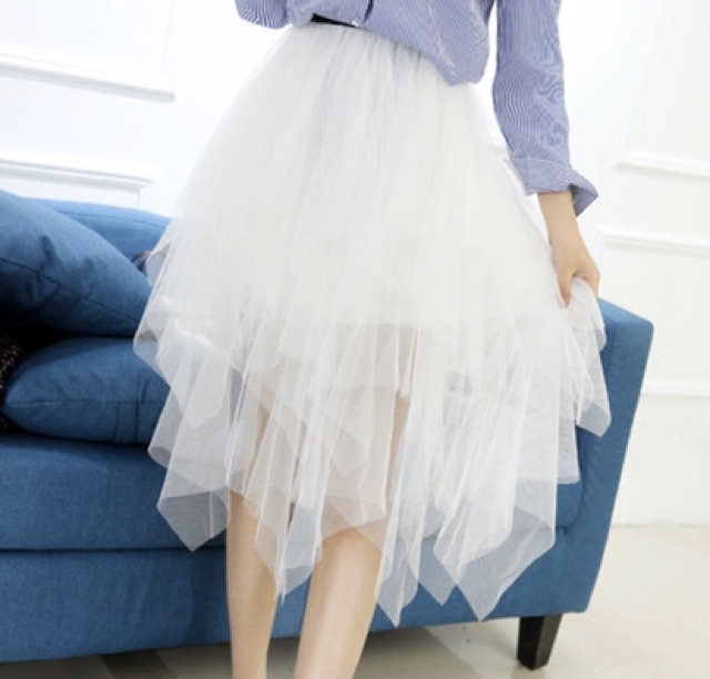 [ Mã WASTAPR giảm 10K đơn 50K] Chân váy lưới nhọn hình thật Freesize dưới 55kg- Carotshop | BigBuy360 - bigbuy360.vn
