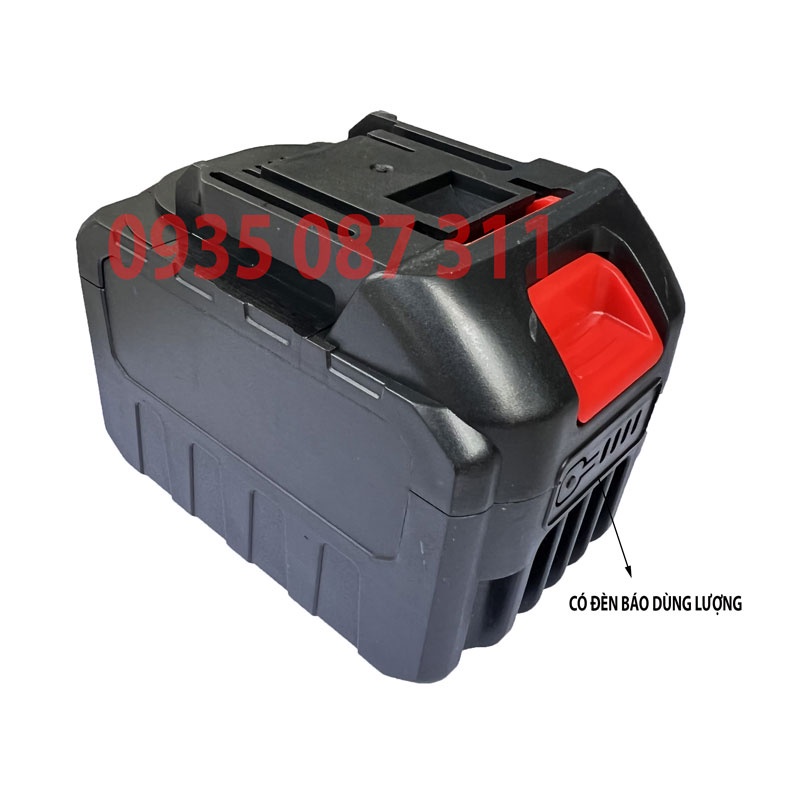 Vỏ Pin Makita 18V 21V 5S 3P adaptor Loại 3 Hàng 15 Cell Có Đèn Báo Dung Lượng Pin .
